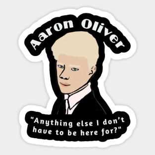 Aaron Oliver | Never A Hero Sticker